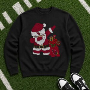 Arizona Cardinals Dabbing Santa Christmas T-Shirt