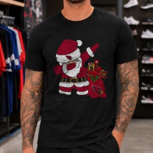 Arizona Cardinals Dabbing Santa Christmas T-Shirt