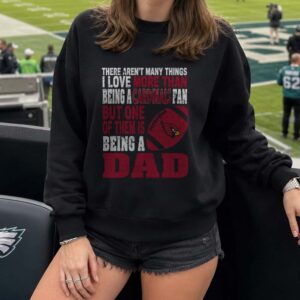 Arizona Cardinals I Love Being A Cardinals Fan And Being A Dad Father_s Day T-Shirt
