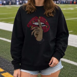 Arizona Cardinals Lips Shut The Fck Up Women Fan T-Shirt