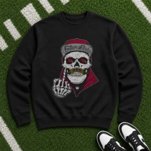 Arizona Cardinals Tattoo Artist Skull Snapback T-Shirt