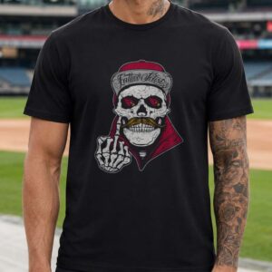 Arizona Cardinals Tattoo Artist Skull Snapback T-Shirt