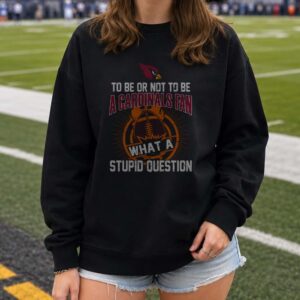 Arizona Cardinals To Be Or Not To Be A Fan What A Stupid Question Funny T-Shirt