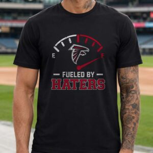 Atlanta Falcons Fueled By Haters Fuel Gauge Funny Football Fan T-Shirt