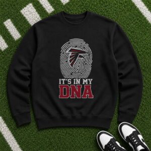 Atlanta Falcons It's In My DNA Fingerprint Football Fan T-Shirt