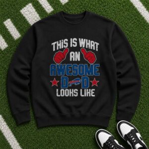 Awesome Buffalo Bills Dad This Is What Football Father Looks Like T-Shirt