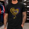 American Flag Sunflower Love Baltimore Ravens Women T-Shirt