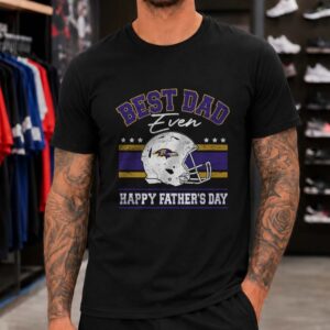 Best Dad Ever Baltimore Ravens Football Father_s Day Gift T-Shirt