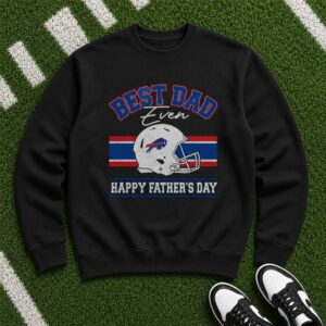 Best Dad Ever Happy Father's Day Buffalo Bills T-Shirt
