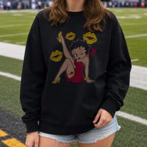 Betty Boop Arizona Cardinals Pin Up T-Shirt