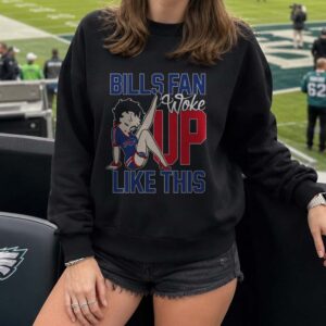 Betty Boop Bills Fan Woke Up Like This Women Buffalo Bills T-Shirt