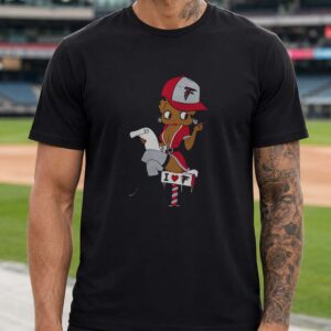 Betty Boop Christmas I Love Atlanta Falcons NFL Fan T-Shirt