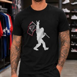 Bigfoot Atlanta Falcons Flag Shirt