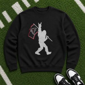 Bigfoot Atlanta Falcons Flag Shirt