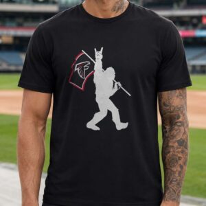 Bigfoot Atlanta Falcons Flag Shirt