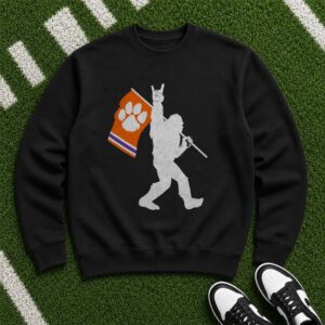 Bigfoot Clemson Tigers Flag Shirt