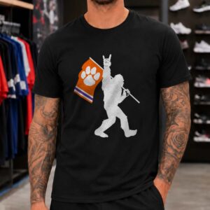 Bigfoot Clemson Tigers Flag Shirt