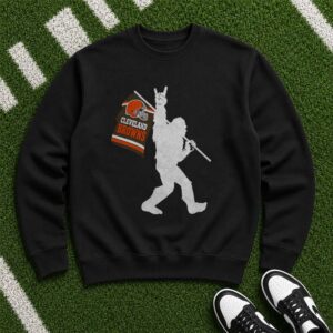 Bigfoot Cleveland Browns Flag Shirt