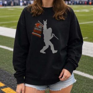 Bigfoot Cleveland Browns Flag Shirt