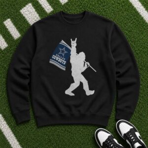 Bigfoot Dallas Cowboys Flag Shirt