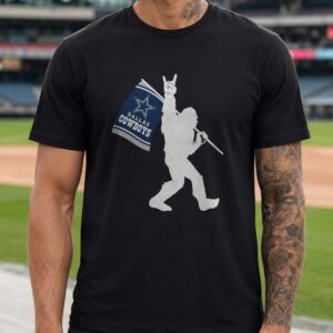 Bigfoot Dallas Cowboys Flag Shirt