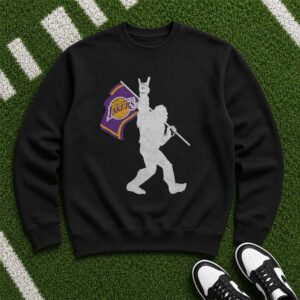 Bigfoot Los Angeles Lakers Flag Shirt