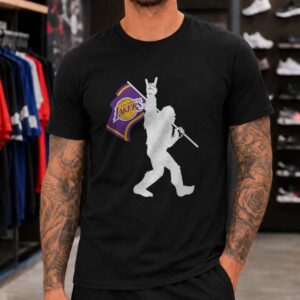 Bigfoot Los Angeles Lakers Flag Shirt