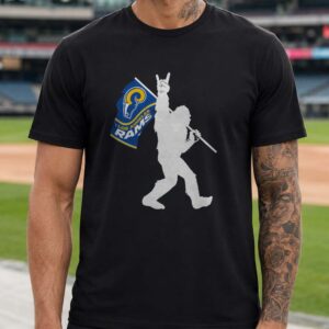 Bigfoot Los Angeles Rams Flag Shirt