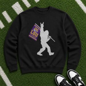Bigfoot LSU Tigers Flag Shirt