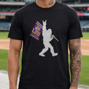 Bigfoot LSU Tigers Flag Shirt