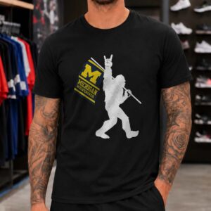 Bigfoot Michigan Wolverines Flag Shirt