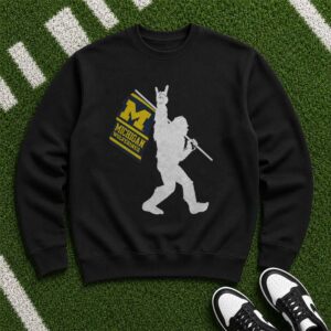 Bigfoot Michigan Wolverines Flag Shirt