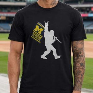 Bigfoot Michigan Wolverines Flag Shirt