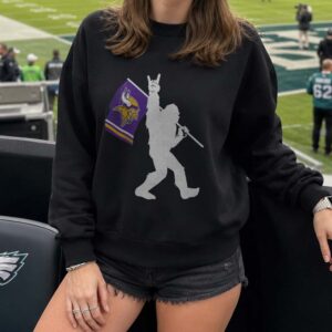 Bigfoot Minnesota Vikings Flag Shirt