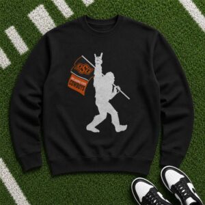 Bigfoot Oklahoma State Cowboys Flag Shirt