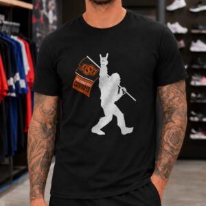 Bigfoot Oklahoma State Cowboys Flag Shirt