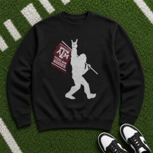Bigfoot Texas A&M Aggies Flag Shirt