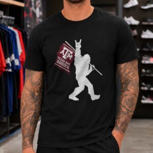 Bigfoot Texas A&M Aggies Flag Shirt