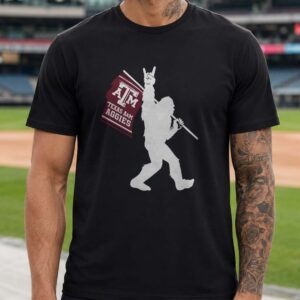 Bigfoot Texas A&M Aggies Flag Shirt