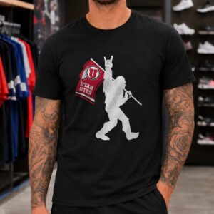Bigfoot Utah Utes Flag Shirt