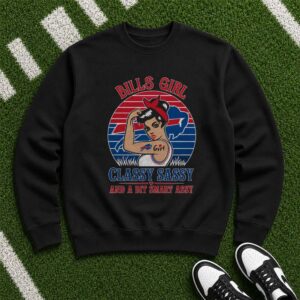 Bills Girl Classy Sassy And A Bit Smart Assy Women Buffalo Bills T-Shirt