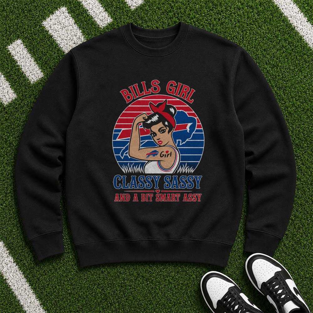 Bills Girl Classy Sassy And A Bit Smart Assy Women Buffalo Bills T-Shirt Bills Girl Classy Sassy And A Bit Smart Assy Women Buffalo Bills T-Shirt