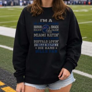 Bills Mafia Miami Hatin Buffalo Lovin Die Hard Highmark Supporter T-Shirt