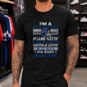 Bills Mafia Miami Hatin Buffalo Lovin Die Hard Highmark Supporter T-Shirt