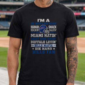 Bills Mafia Miami Hatin Buffalo Lovin Die Hard Highmark Supporter T-Shirt
