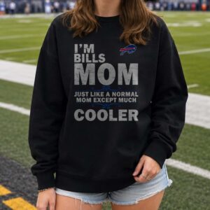 Bills Mom Just Like A Normal Mom Except Much Cooler Mother's Day Buffalo Bills NFL T-Shirt