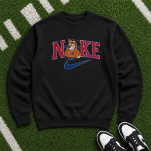 Bingo Bluey Pumpkin Halloween Nike Parody Bills Fan Buffalo Bills NFL T-Shirt
