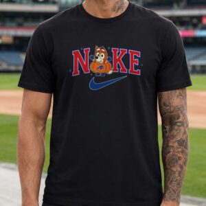 Bingo Bluey Pumpkin Halloween Nike Parody Bills Fan Buffalo Bills NFL T-Shirt