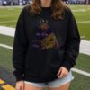 Bluey And Bingo Game Day Kids Baltimore Ravens T-Shirt