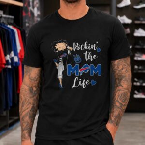 Black Betty Boop I'm A Simple Women Cross Dog Paw Wine African American Women Buffalo Bills T-Shirt (2)